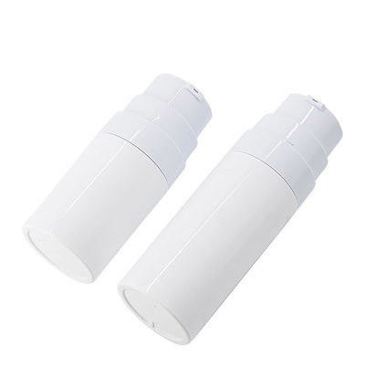 คุณภาพ  Mini PP Aluminum Acrylic Airless Glass Cosmetic Bottles 15ml 30ml 50ml โรงงาน