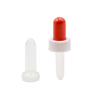 คุณภาพ  0.25ml Red Head Plastic Bottle Dropper Pipette Packaging โรงงาน