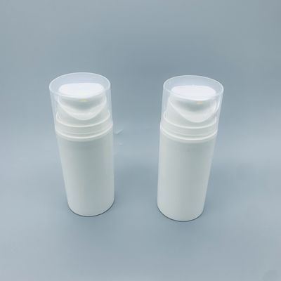 คุณภาพ  White Plastic Press PP Airless Bottle Cosmetics Distribution โรงงาน